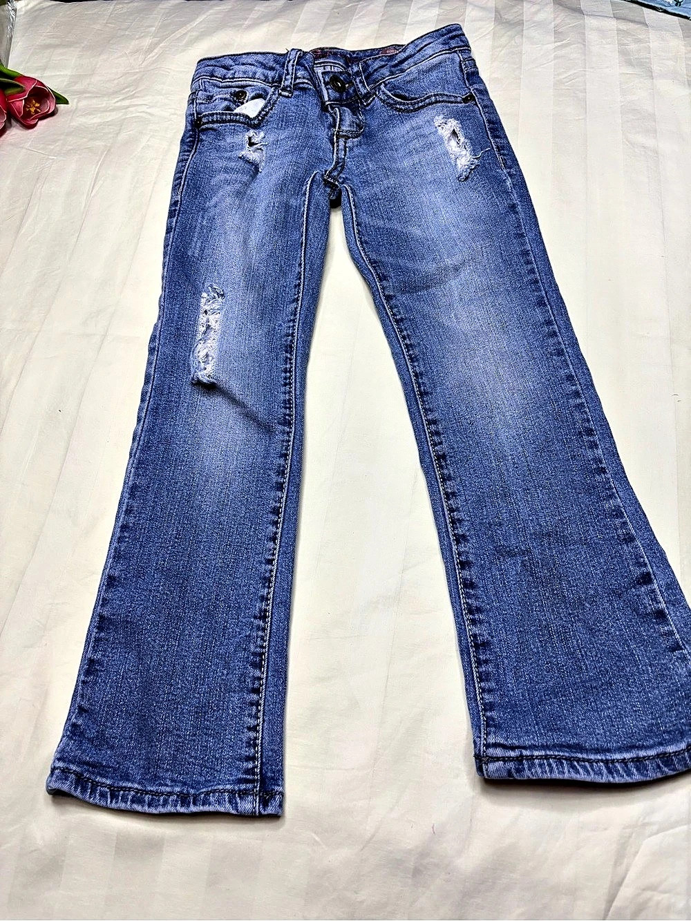 Arizona Jeans flare jeans Distressed in Blue Size 6R girls